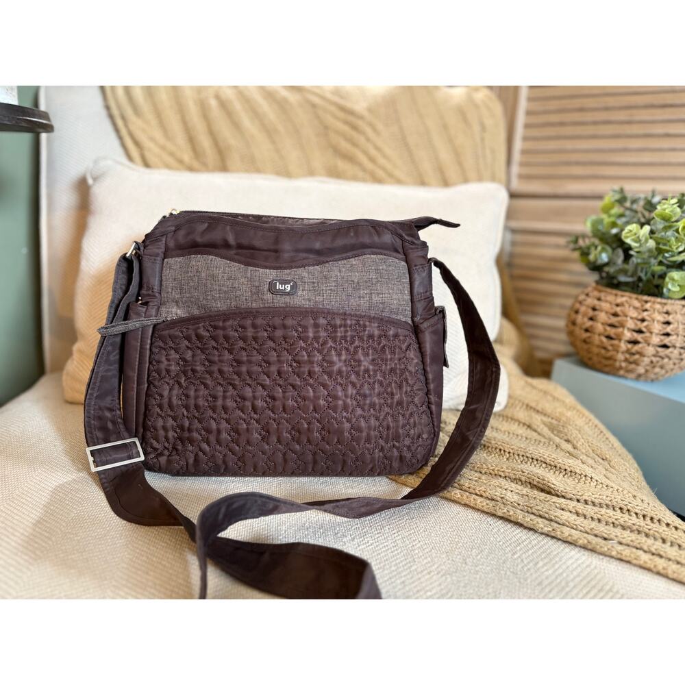 Lug Wings Messenger Brown